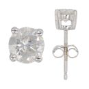 9ct White Gold 0.50ct Brilliant Cut Diamond Stud Earrings