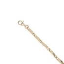 14ct Yellow Gold Child's Fancy Link Bracelet 6"