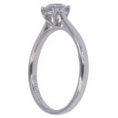 9ct White Gold 0.50ct Brilliant Cut Lab Grown Diamond Solitaire Ring