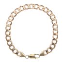 9ct Yellow Gold Curb Bracelet 8.5"