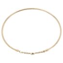 9ct Yellow Gold 0.10ct Brilliant Cut Diamond Bangle