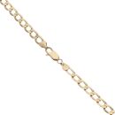 9ct Yellow Gold Curb Chain 22"