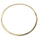 18ct Yellow Gold 0.75ct Princess Cut Diamond Bangle