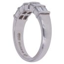 18ct White Gold 1.00ct Baguette Cut Diamond Fancy Ring