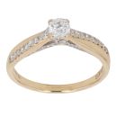 18ct Yellow Gold 0.50ct Brilliant Cut Diamond Solitaire Ring