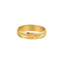22ct Yellow Gold Band with Texture
