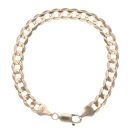 9ct Yellow Gold Curb Bracelet 8"
