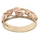 9ct Yellow And Rose Gold Tree Of Life Clogau Ring