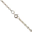 9ct Yellow Gold Button Chain 16"