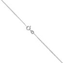 9ct White Gold 0.19ct Brilliant Cut Diamond Pendant and Chain 18"