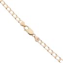 9ct Yellow Gold Square Curb Chain 24"