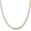 9ct Yellow Gold Curb Chain 20"