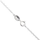 9ct White Gold 0.15ct Diamond Pendant and Chain 18"