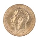 1911 George V Large Head UK Half Sovereign Coin