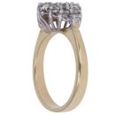18ct Yellow Gold 1.00ct Brilliant Cut Diamond Cluster Ring