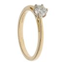 18ct Yellow Gold 0.40ct Brilliant Cut Diamond Solitaire Ring