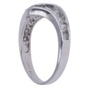 14ct White Gold 1.10ct Brilliant Cut Diamond Fancy Ring