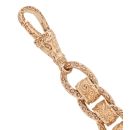 9ct Yellow Gold Patterned Rollerball Bracelet 8"