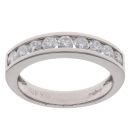 Platinum 0.75ct Brilliant Cut Diamond Eternity Ring