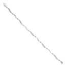 18ct White Gold 0.50ct Brilliant Cut Diamond Bracelet 6.5"