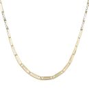 18ct Yellow Gold Greek Key Graduating Collarette Chain 18"