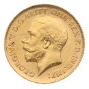 1914 George V Large Head UK Half Sovereign Coin