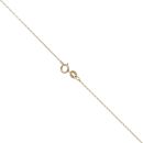 18ct Yellow Gold 0.25ct Single Cut Diamond and Sapphire Fancy Cluster Pendant and Chain 18"