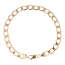 9ct Yellow Gold Curb Bracelet 8.5"
