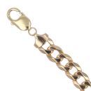 9ct Yellow Gold Curb Bracelet 8.5"