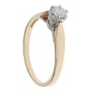 9ct Yellow Gold 0.25ct Brilliant Cut Diamond Solitaire Ring