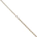 9ct Yellow Gold Cubic Zirconia Cross Pendant and Chain 26"