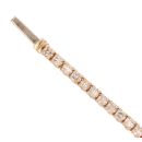 9ct Yellow Gold 2.00ct Brilliant Cut Lab Grown Diamond Tennis Bracelet 7"