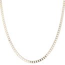 9ct Yellow Gold Square Curb Chain 20"