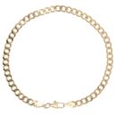 9ct Yellow Gold Curb Bracelet 8.5"