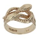 9ct Yellow Gold Snakes Ring