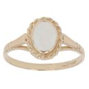 9ct Yellow Gold Opal Single Stone Ring