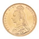 1893 Victoria Jubilee Head Australia Full Sovereign Coin