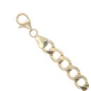 9ct Yellow Gold Curb Bracelet 8"