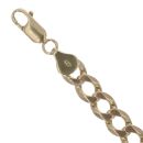9ct Yellow Gold Curb Bracelet 9"