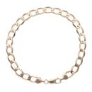 9ct Yellow Gold Curb Bracelet 9"