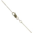 9ct Yellow Gold 0.03ct Diamond and Garnet Pendant and Chain 18"