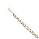 9ct Yellow Gold Curb Bracelet 8"