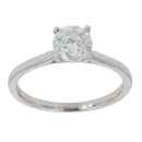18ct White Gold 1.02ct Brilliant Cut Diamond Solitaire Ring