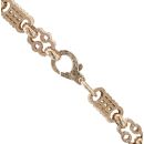 9ct Yellow Gold Stars and Bars Chain 22"