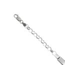 Silver Belcher ID Bracelet 6.5" By Icesia