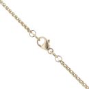 18ct Yellow Gold 0.10ct Brilliant Cut Diamond Twist Solitaire Pendant and Chain 18"
