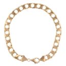 9ct Yellow Gold Curb Bracelet 8.5"