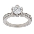 Platinum 1.60ct Brilliant Cut Diamond Solitaire Ring