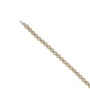 9ct Yellow Gold 0.50ct Brilliant Cut Diamond Tennis Bracelet 7"