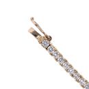 9ct Yellow Gold 3.00ct Lab Grown Diamond Tennis Bracelet 7"